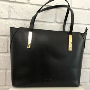 Ted Baker black leather purse
